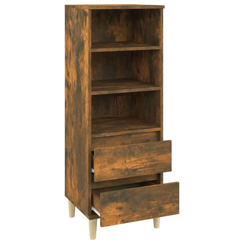 Ντουλάπι Καπνιστή Δρυς 40x36x110 εκ. από Επεξεργασμένο Ξύλο - Pakobazaar