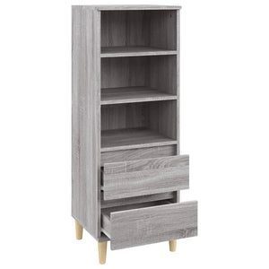 Ντουλάπι Γκρι Sonoma 40x36x110 εκ. από Επεξεργασμένο Ξύλο