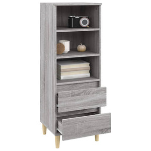 Ντουλάπι Γκρι Sonoma 40x36x110 εκ. από Επεξεργασμένο Ξύλο