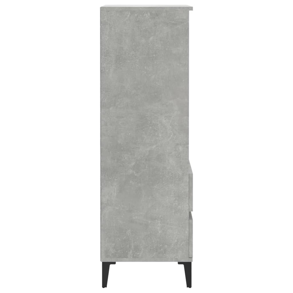 Ντουλάπι Γκρι Σκυρ. 40x36x110 εκ. από Επεξεργασμένο Ξύλο - Pakobazaar