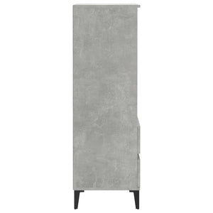 Ντουλάπι Γκρι Σκυρ. 40x36x110 εκ. από Επεξεργασμένο Ξύλο - Pakobazaar