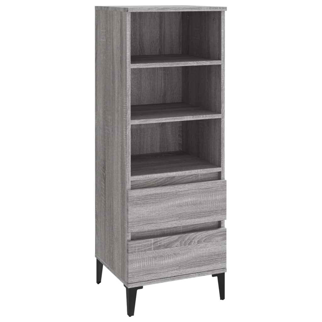Ντουλάπι Γκρι Sonoma 40x36x110 εκ. από Επεξεργασμένο Ξύλο