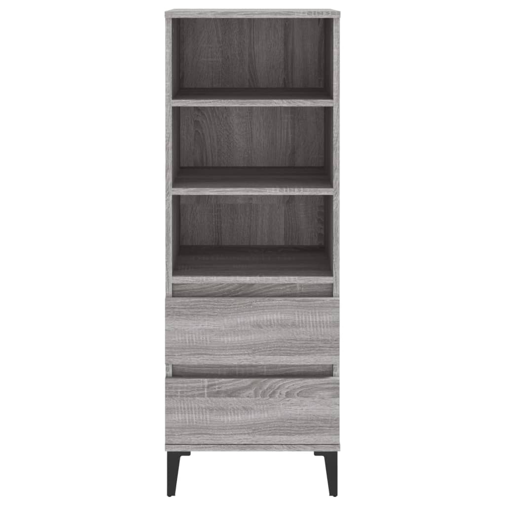 Ντουλάπι Γκρι Sonoma 40x36x110 εκ. από Επεξεργασμένο Ξύλο