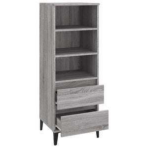 Ντουλάπι Γκρι Sonoma 40x36x110 εκ. από Επεξεργασμένο Ξύλο - Pakobazaar