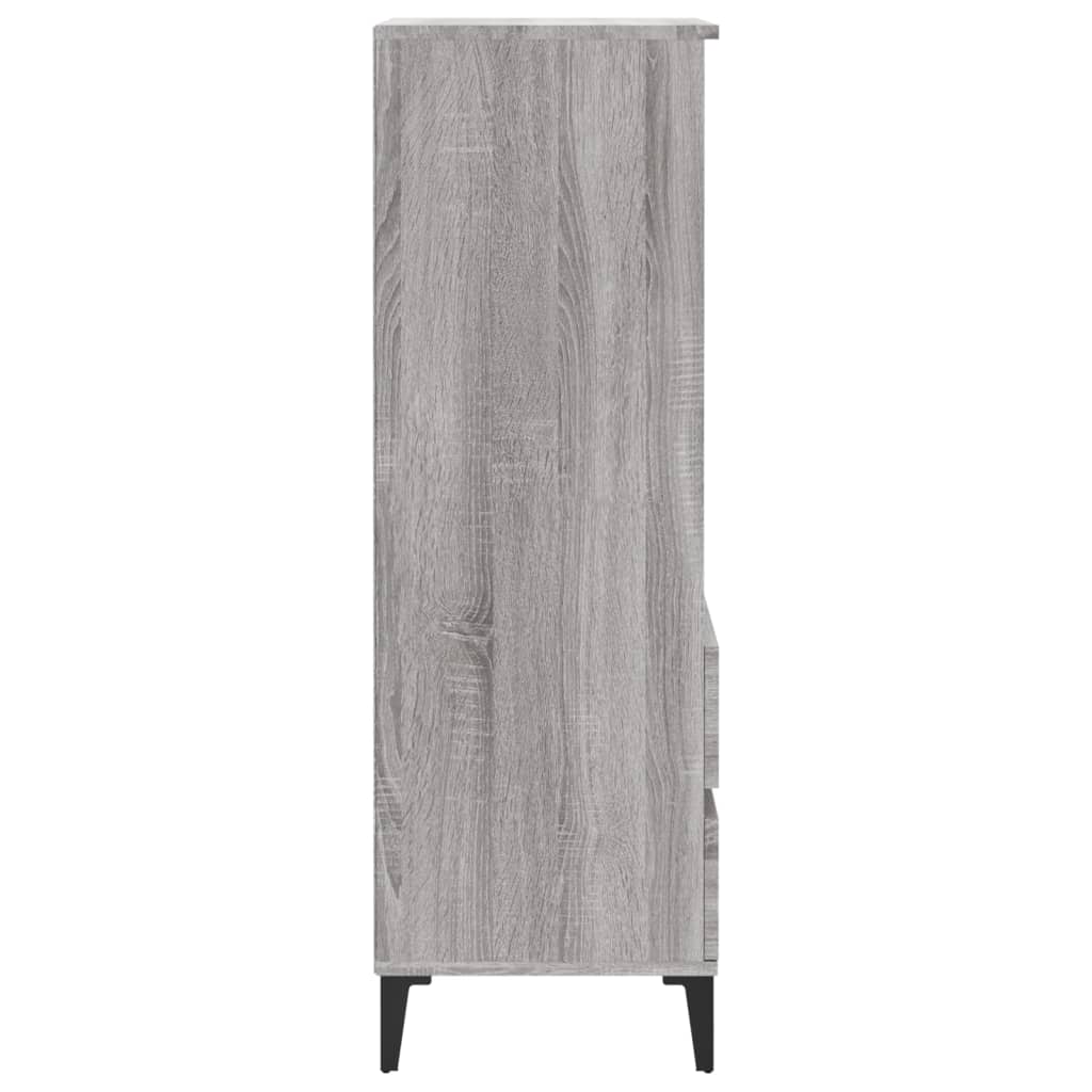 Ντουλάπι Γκρι Sonoma 40x36x110 εκ. από Επεξεργασμένο Ξύλο