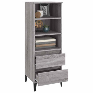 Ντουλάπι Γκρι Sonoma 40x36x110 εκ. από Επεξεργασμένο Ξύλο - Pakobazaar