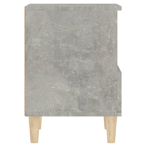 Κομοδίνα 2 τεμ. Γκρι Σκυροδέματος 40 x 35 x 50εκ.
