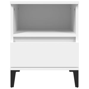Κομοδίνα 2 τεμ. Λευκά 40 x 35 x 50 εκ.