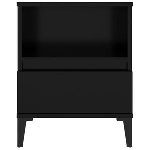 Κομοδίνο Μαύρο 40 x 35 x 50 εκ.