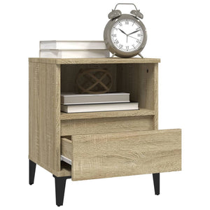 Κομοδίνα 2 τεμ. Sonoma Δρυς 40 x 35 x 50 εκ.