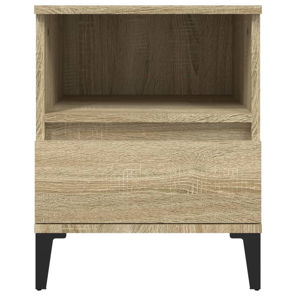 Κομοδίνα 2 τεμ. Sonoma Δρυς 40 x 35 x 50 εκ.
