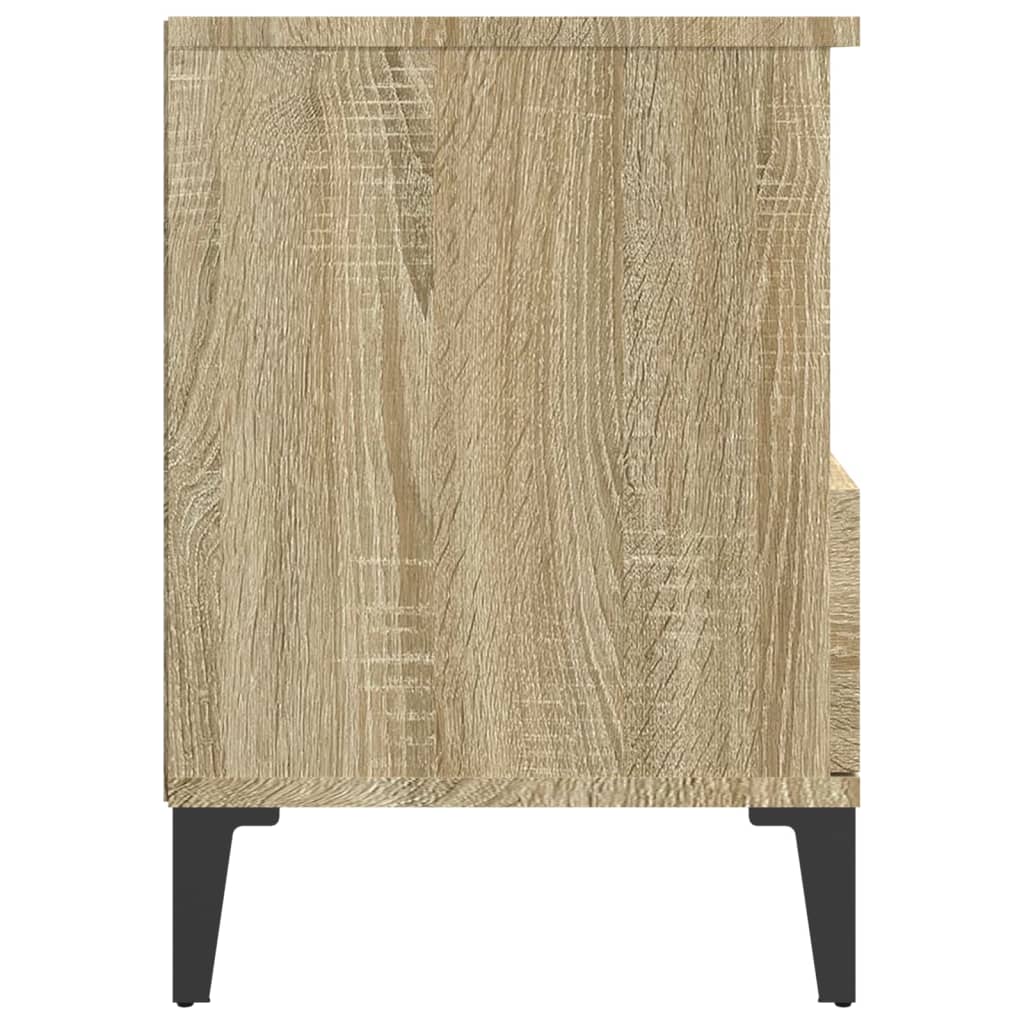 Κομοδίνα 2 τεμ. Sonoma Δρυς 40 x 35 x 50 εκ.