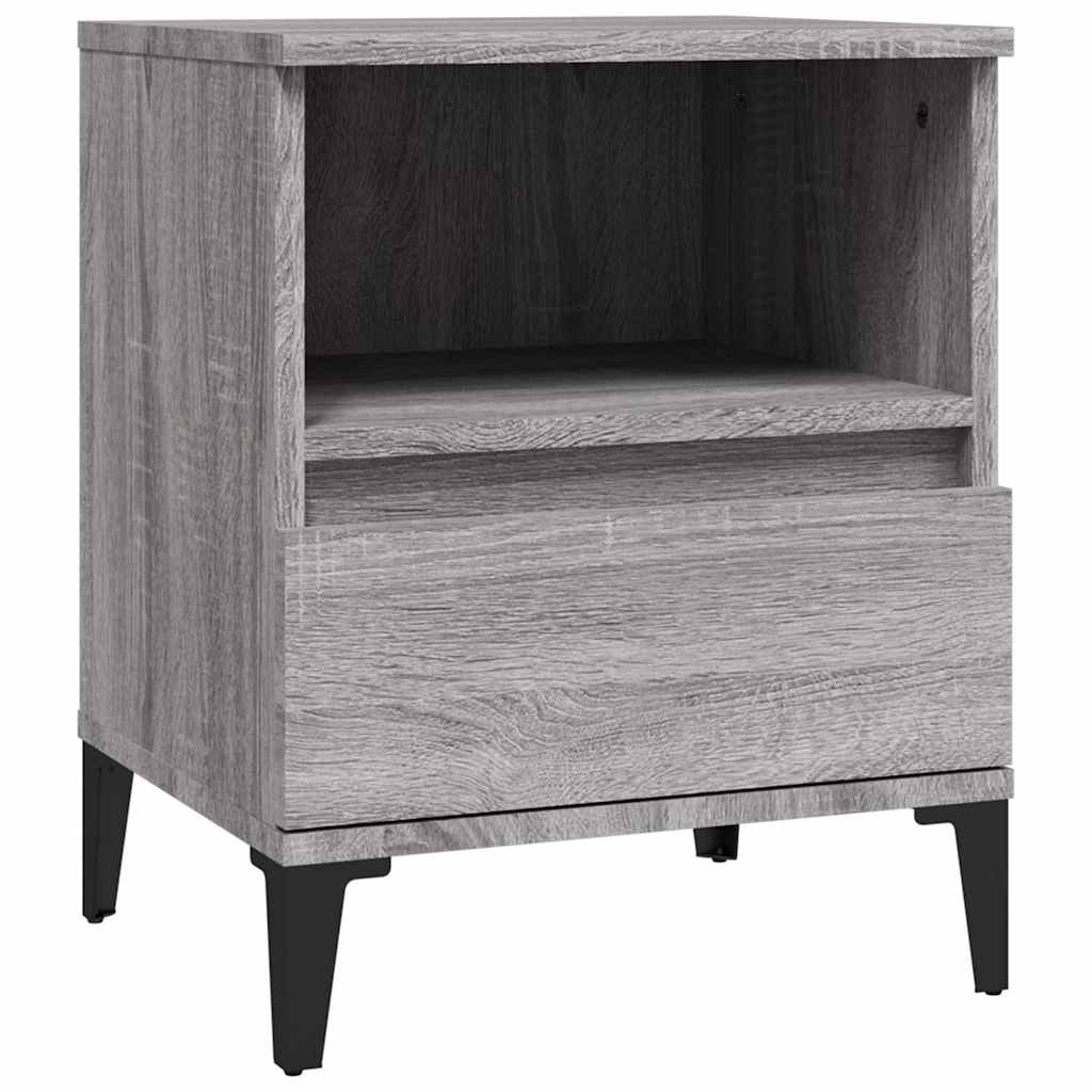 Κομοδίνο Γκρι Sonoma 40x35x50 εκ.