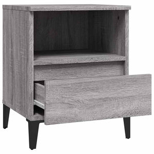 Κομοδίνο Γκρι Sonoma 40x35x50 εκ.