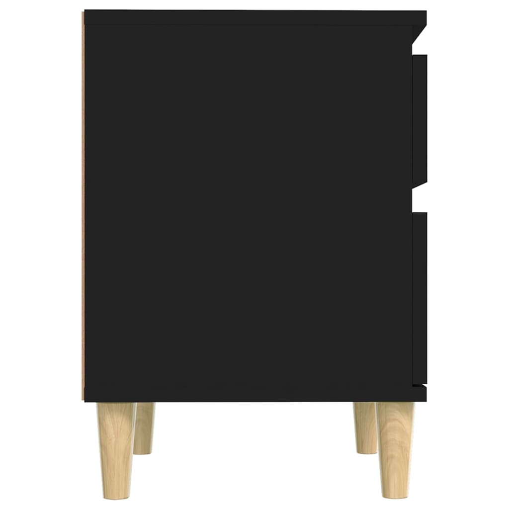 Κομοδίνο Μαύρο 40 x 35 x 50 εκ.