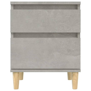 Κομοδίνα 2 τεμ. Γκρι Σκυροδέματος 40 x 35 x 50εκ. - Pakobazaar