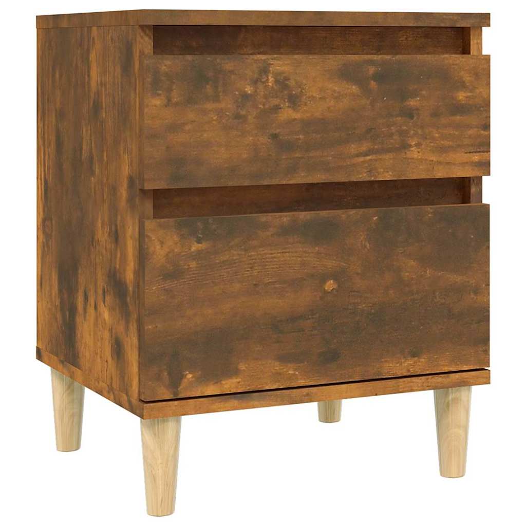 Κομοδίνο Καπνιστή Δρυς 40x35x50 εκ. - Pakobazaar
