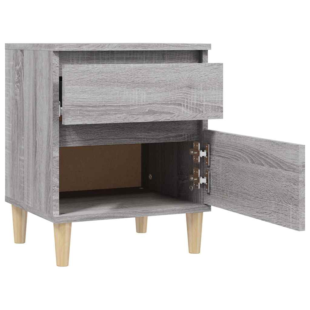 Κομοδίνο Γκρι Sonoma 40x35x50 εκ.