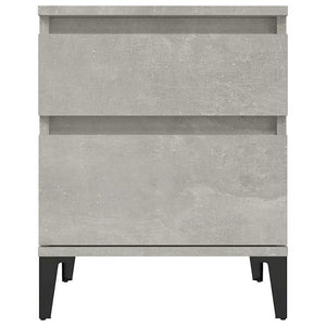 Κομοδίνα Γκρι Σκυροδέματος 40x35x50 εκ.