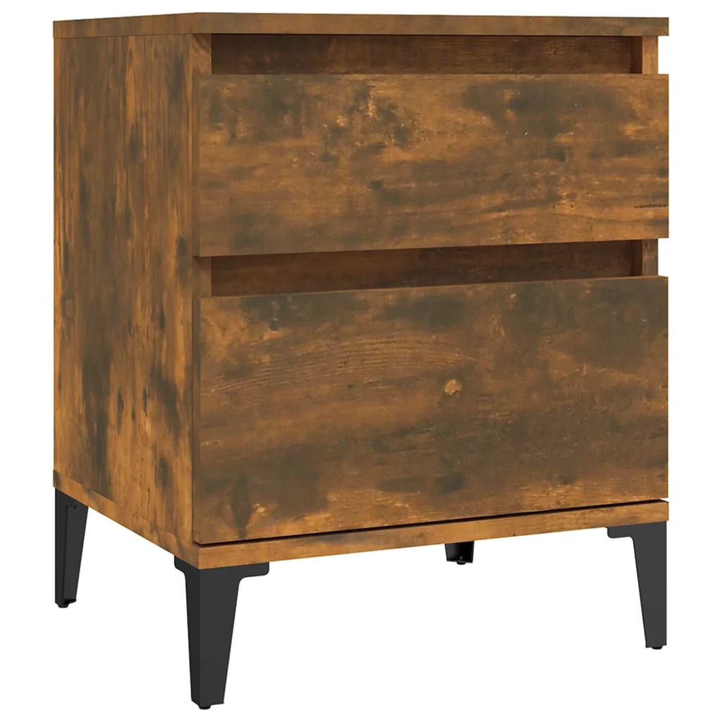Κομοδίνο Καπνιστή Δρυς 40x35x50 εκ. - Pakobazaar