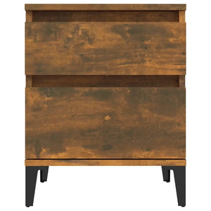 Κομοδίνο Καπνιστή Δρυς 40x35x50 εκ. - Pakobazaar