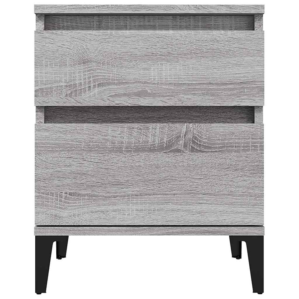Κομοδίνο Γκρι Sonoma 40x35x50 εκ. - Pakobazaar