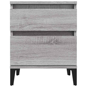Κομοδίνο Γκρι Sonoma 40x35x50 εκ. - Pakobazaar