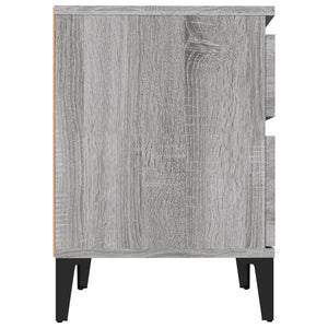 Κομοδίνα 2 Τεμ. Γκρι Sonoma 40x35x50 εκ.
