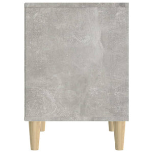 Κομοδίνα 2 τεμ. Γκρι Σκυροδέματος 40 x 35 x 50εκ.