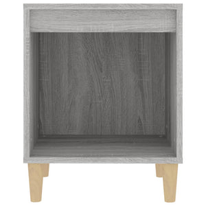 Κομοδίνα 2 Τεμ. Γκρι Sonoma 40x35x50 εκ.