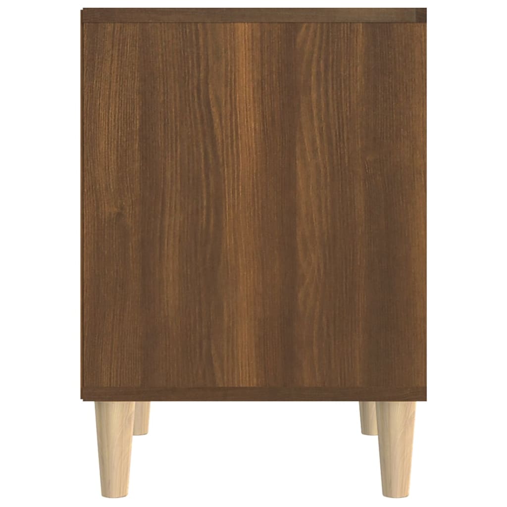 Κομοδίνο Καφέ Δρυς 40x35x50 εκ.