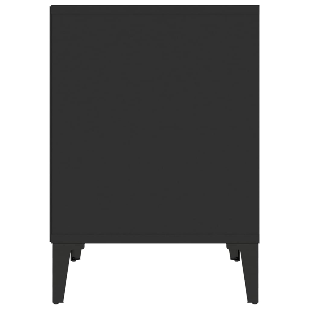 Κομοδίνο Μαύρο 40 x 35 x 50 εκ. - Pakobazaar