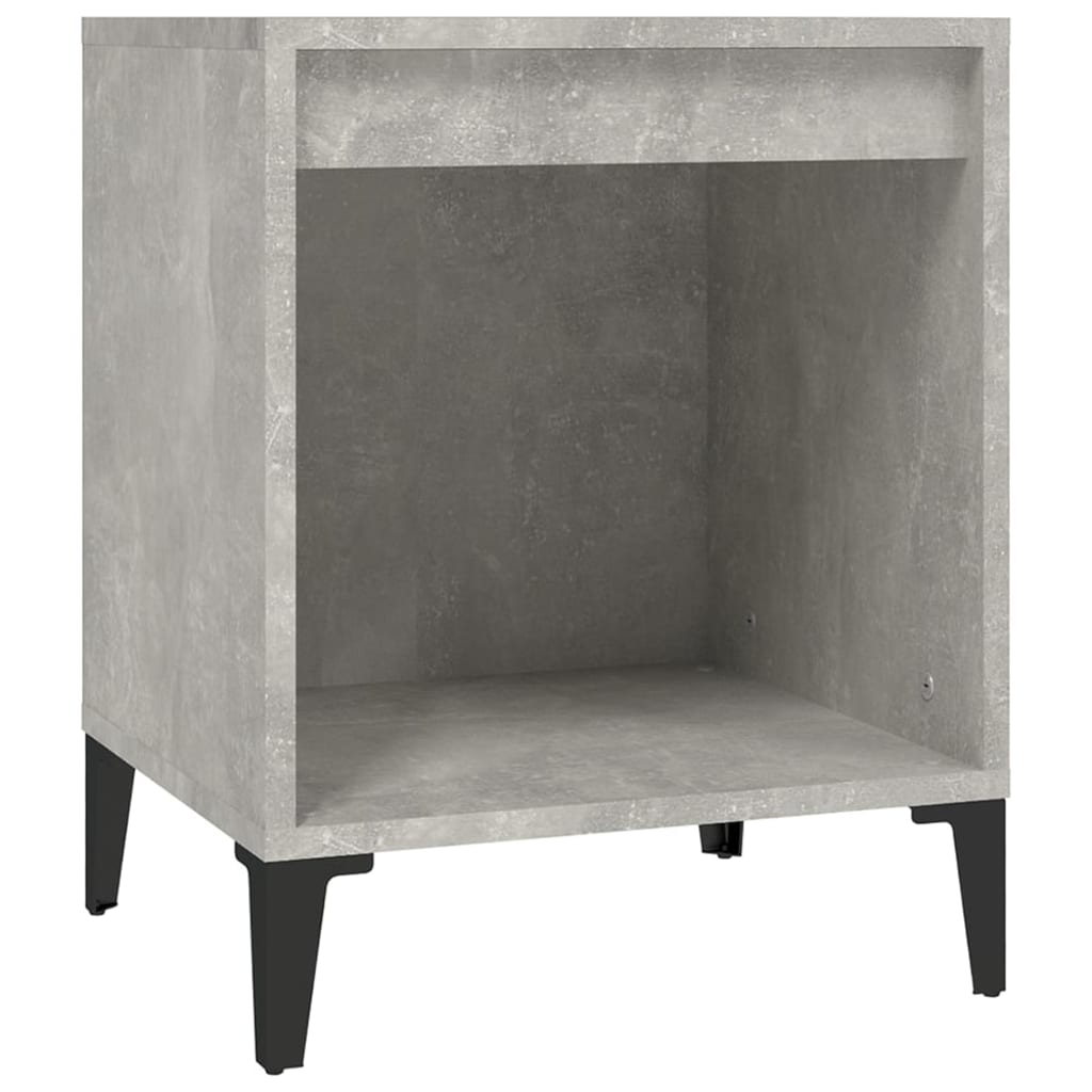 Κομοδίνα Γκρι Σκυροδέματος 40x35x50 εκ.