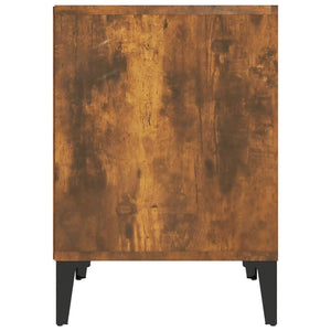 Κομοδίνα 2 τεμ. Καπνιστή Δρυς 40 x 35 x 50 εκ.