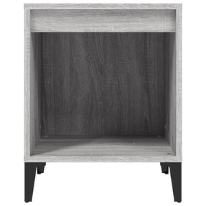 Κομοδίνα 2 Τεμ. Γκρι Sonoma 40x35x50 εκ.