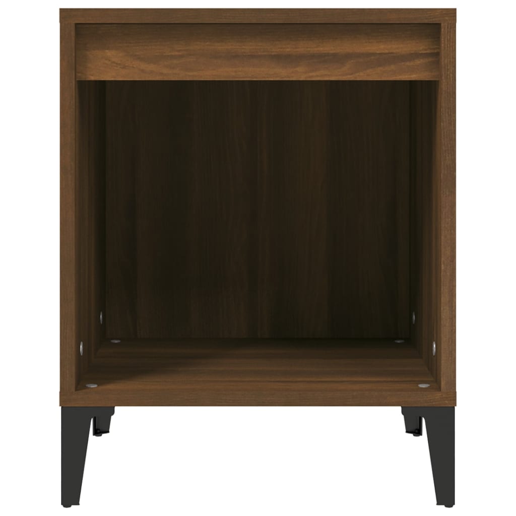 Κομοδίνο Καφέ Δρυς 40x35x50 εκ.