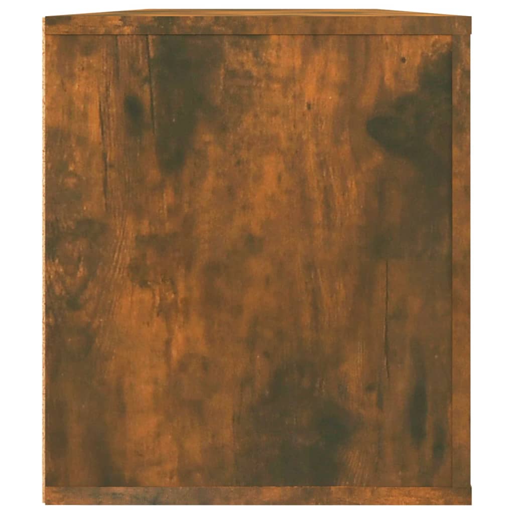 Έπιπλο Τηλεόρασης Καπνιστή Δρυς 100x35x40 εκ. Επεξ. Ξύλο - Pakobazaar