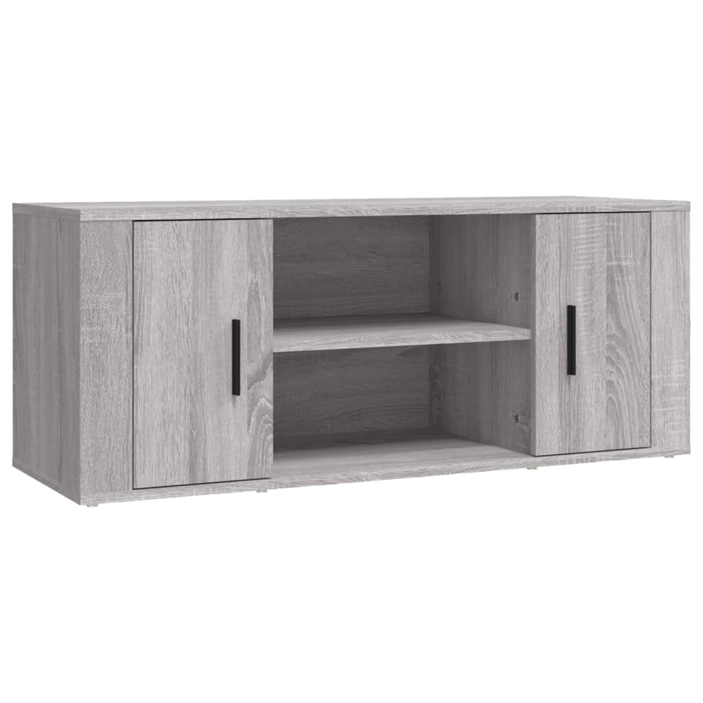 Έπιπλο Τηλεόρασης Γκρι Sonoma 100x35x40 εκ. από Επεξεργ. Ξύλο - Pakobazaar