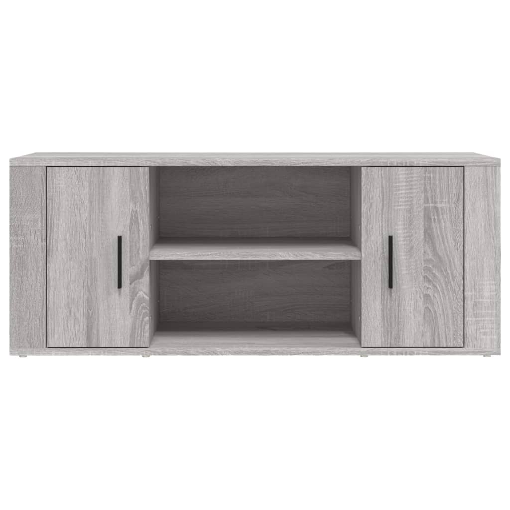 Έπιπλο Τηλεόρασης Γκρι Sonoma 100x35x40 εκ. από Επεξεργ. Ξύλο - Pakobazaar