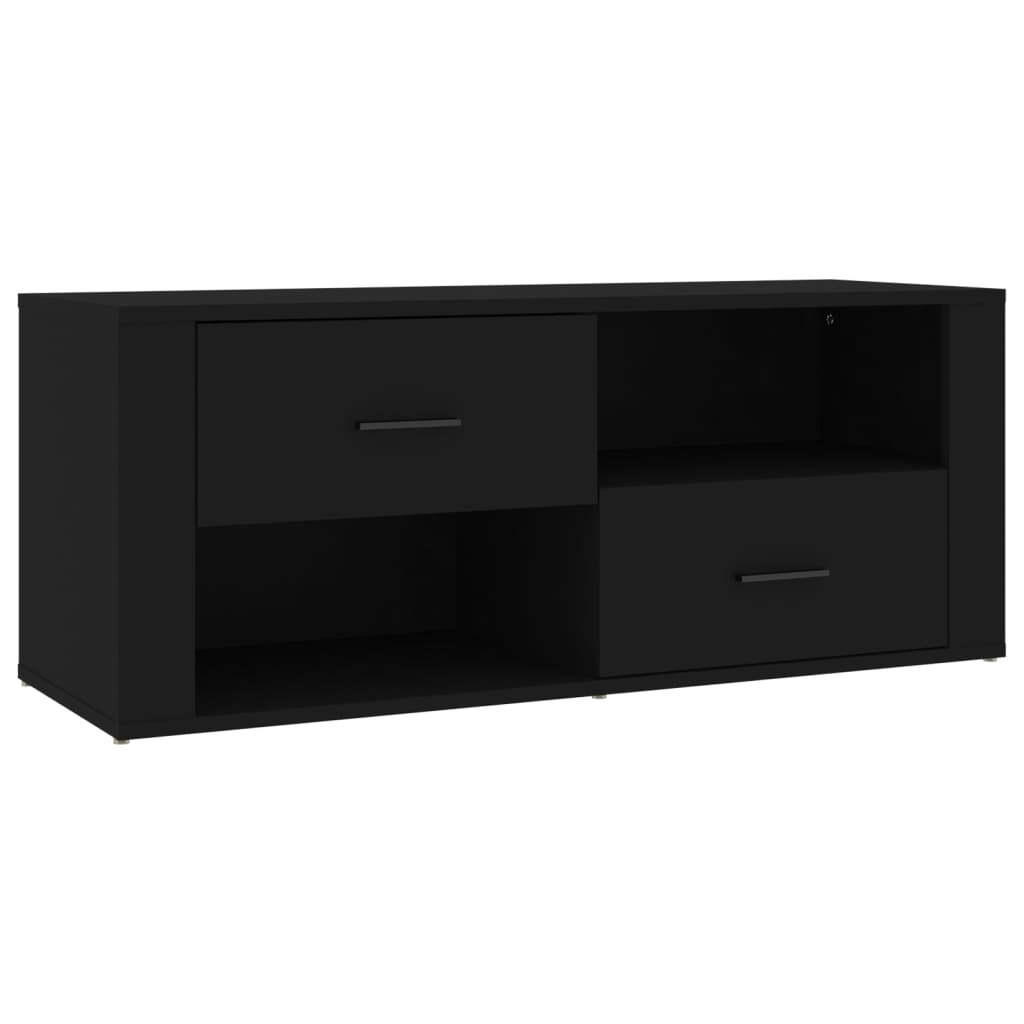 Έπιπλο Τηλεόρασης Μαύρο 100 x 35 x 40 εκ. Επεξ. Ξύλο