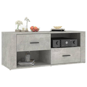 Έπιπλο Τηλεόρασης Γκρι Σκυρ. 100x35x40 εκ. Επεξ. Ξύλο - Pakobazaar