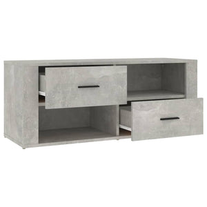Έπιπλο Τηλεόρασης Γκρι Σκυρ. 100x35x40 εκ. Επεξ. Ξύλο - Pakobazaar