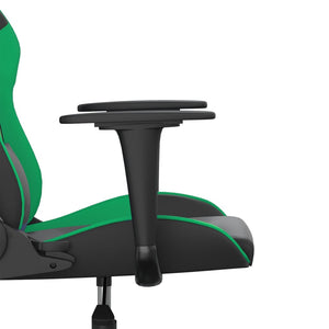 Καρέκλα Gaming Μαύρο/πράσινο από Συνθετικό Δέρμα