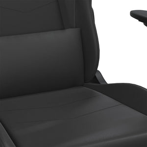 Καρέκλα Gaming Μαύρη από Συνθετικό Δέρμα
