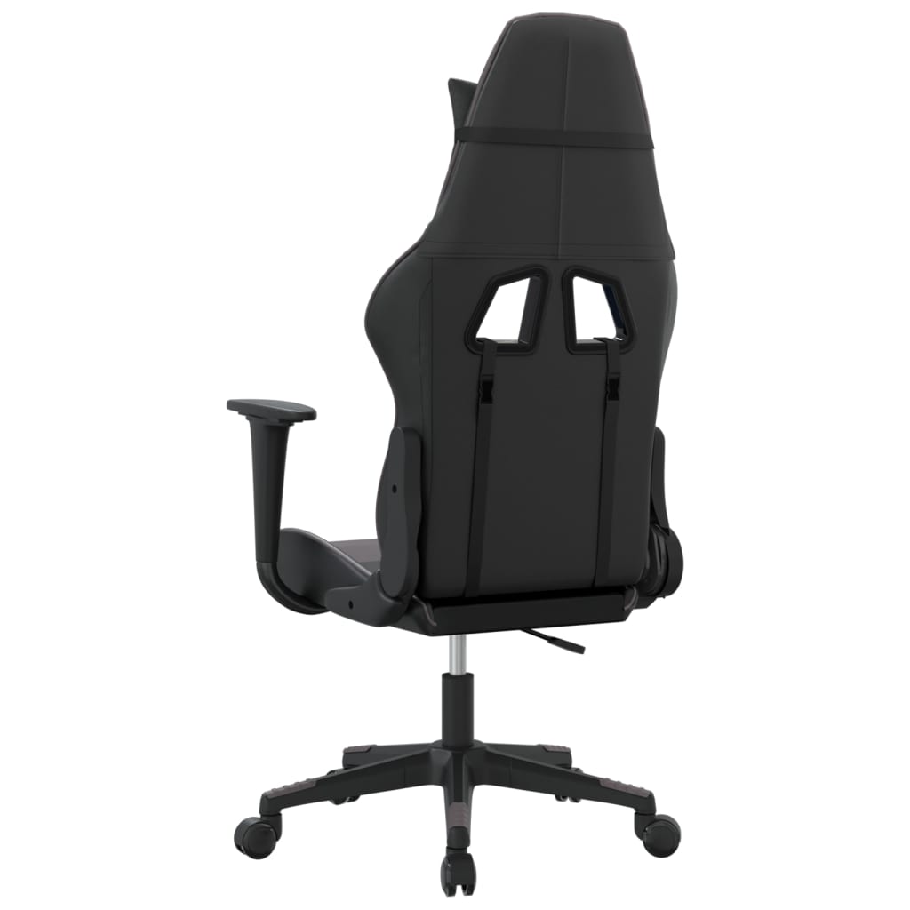 Καρέκλα Gaming Μαύρο/Γκρι από Συνθετικό Δέρμα - Pakobazaar