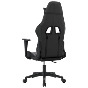 Καρέκλα Gaming Μαύρο/Γκρι από Συνθετικό Δέρμα - Pakobazaar