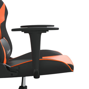 Καρέκλα Gaming Μαύρο/Πορτοκαλί Συνθετικό Δέρμα
