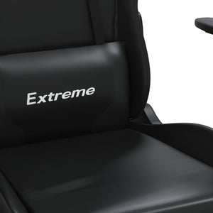 Καρέκλα Gaming Μαύρη από Συνθετικό Δέρμα