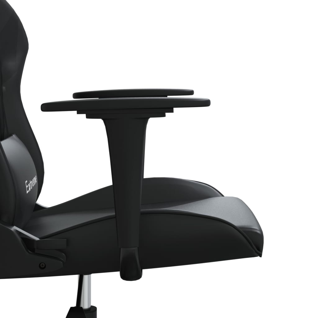 Καρέκλα Gaming Μαύρη από Συνθετικό Δέρμα