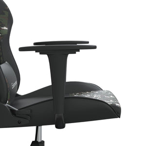 Καρέκλα Gaming Μαύρο/Παραλλαγή από Συνθετικό Δέρμα